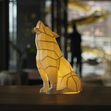 Load image into Gallery viewer, PC Wolf 3D Paper Model, Lamp
