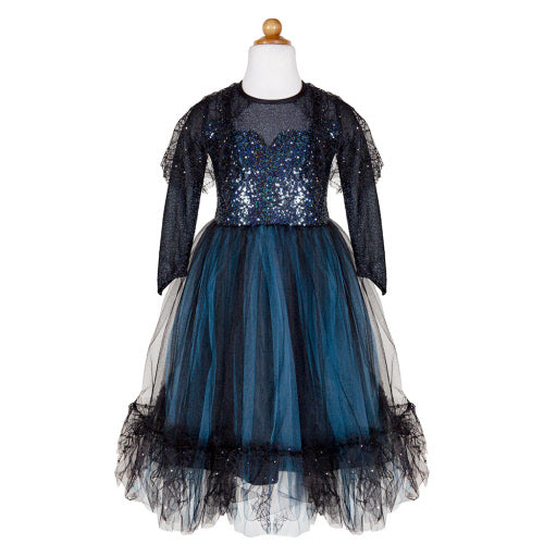 LUNA THE MIDNIGHT WITCH DRESS & HB, SIZE 5-6