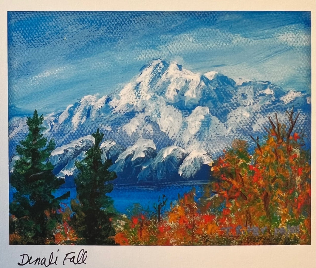 Denali Fall 4x5 Notecard